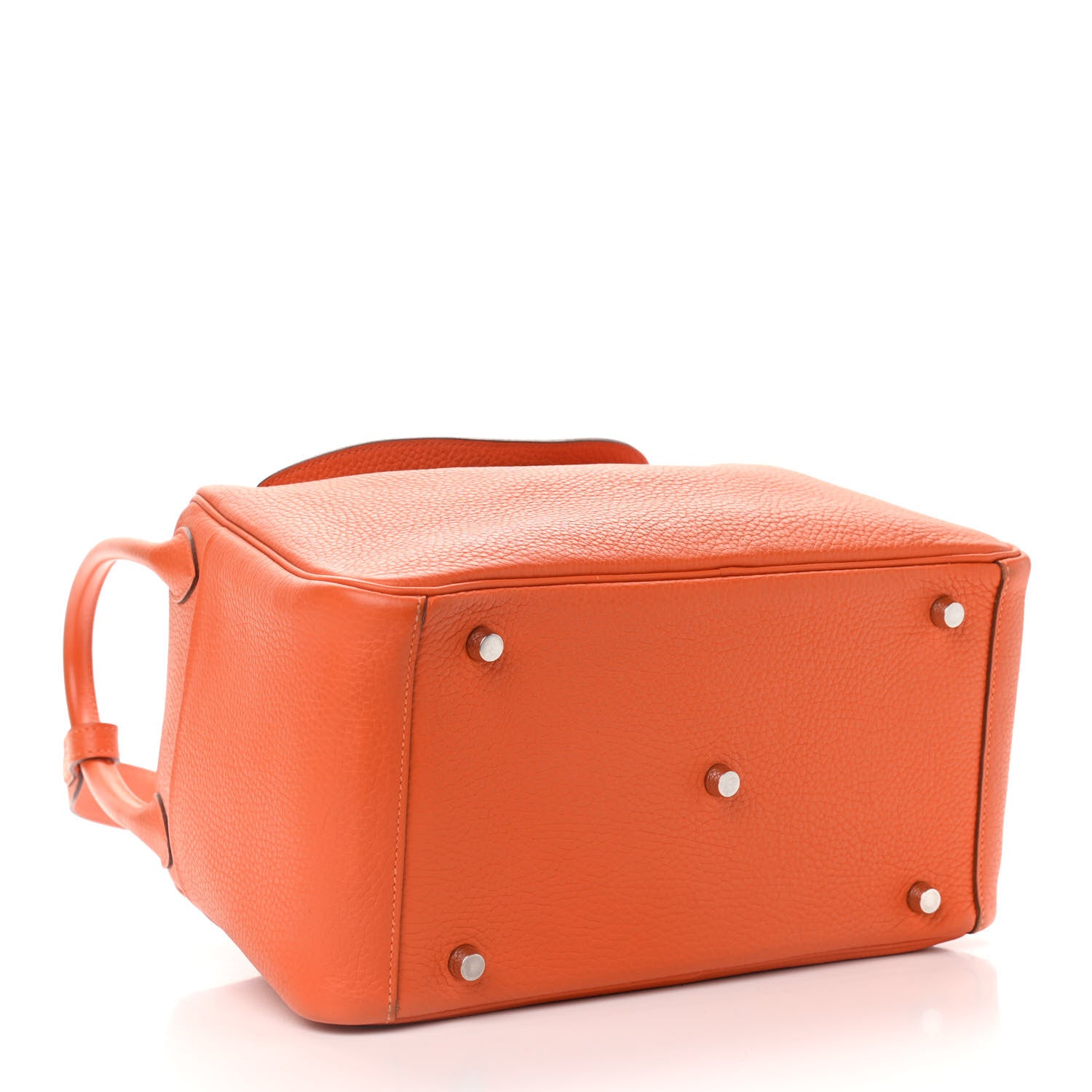 Hermes Taurillon Clemence Lindy 30 Orange 4 of 12