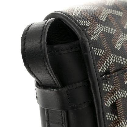Goyard Goyardine Belvedere MM Messenger Bag Black 10 of 16
