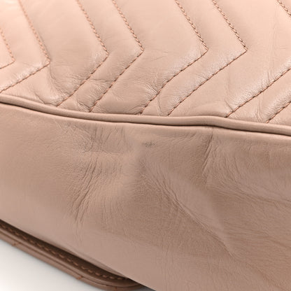Gucci Calfskin Matelasse Medium GG Marmont Top Handle Shoulder Bag Porcelain Rose 16 of 17