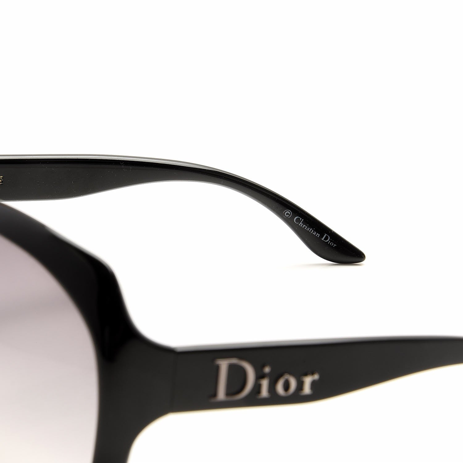 Christian Dior Glossy 1 Sunglasses Black 5 of 8