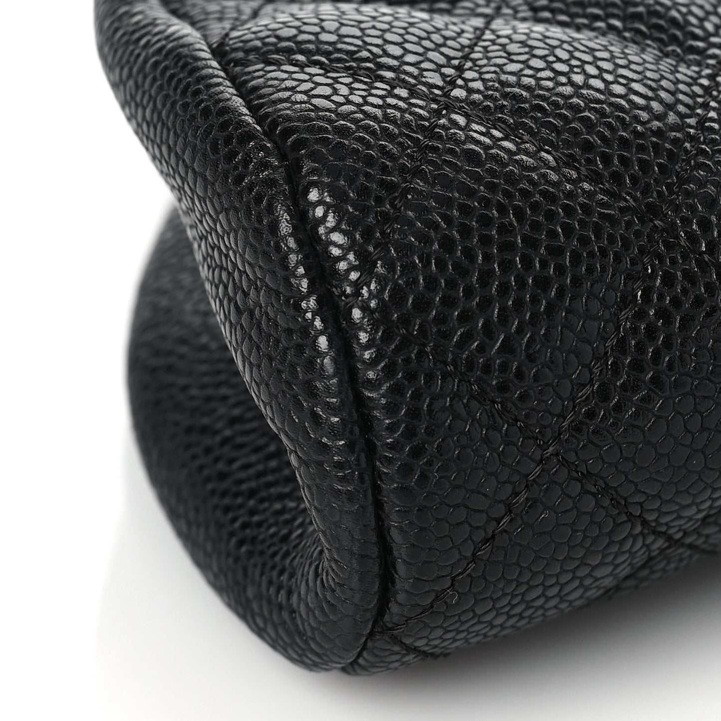 Caviar Quilted Timeless Clutch Black