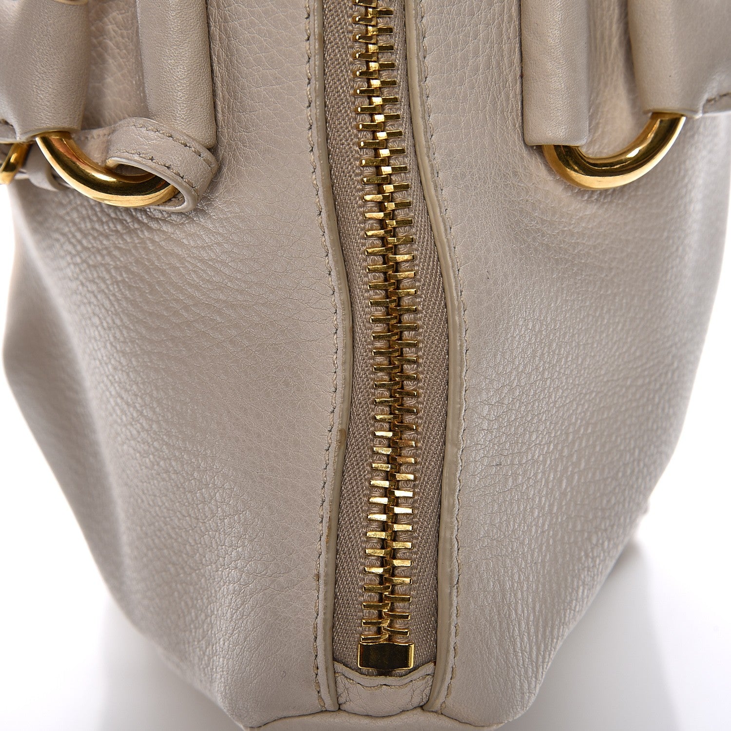 Prada Vitello Daino Top Handle Zip Tote Sabbia 18 of 18