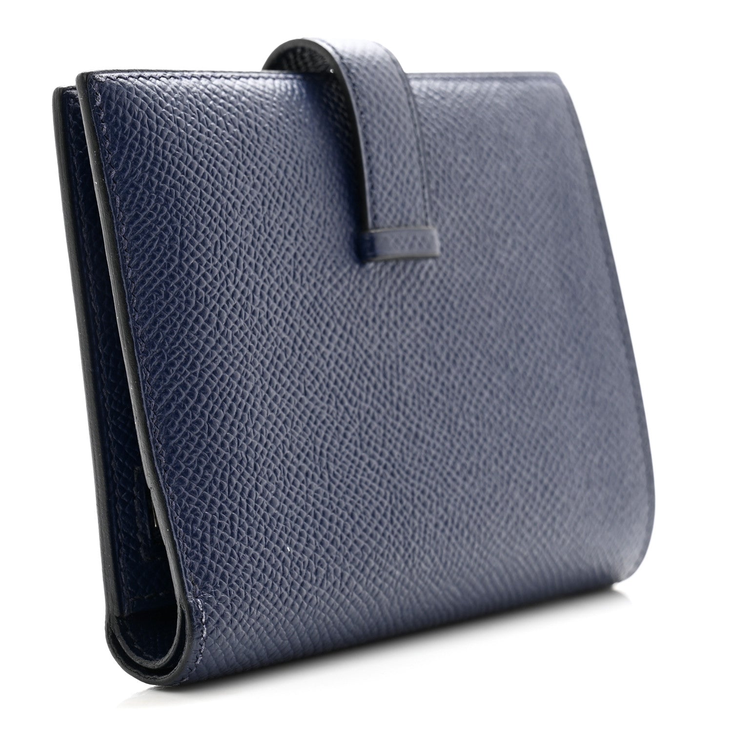 Hermes Epsom Bearn Compact Wallet Bleu Saphir 3 of 10
