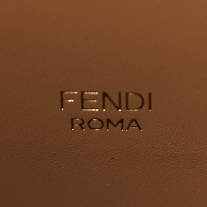Fendi Vitello King Small Fendi Way Tote Miele Scuro 5 of 10