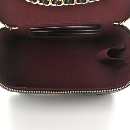Chanel Caviar Quilted Small Vanity Case With Chain Black 5 of 11