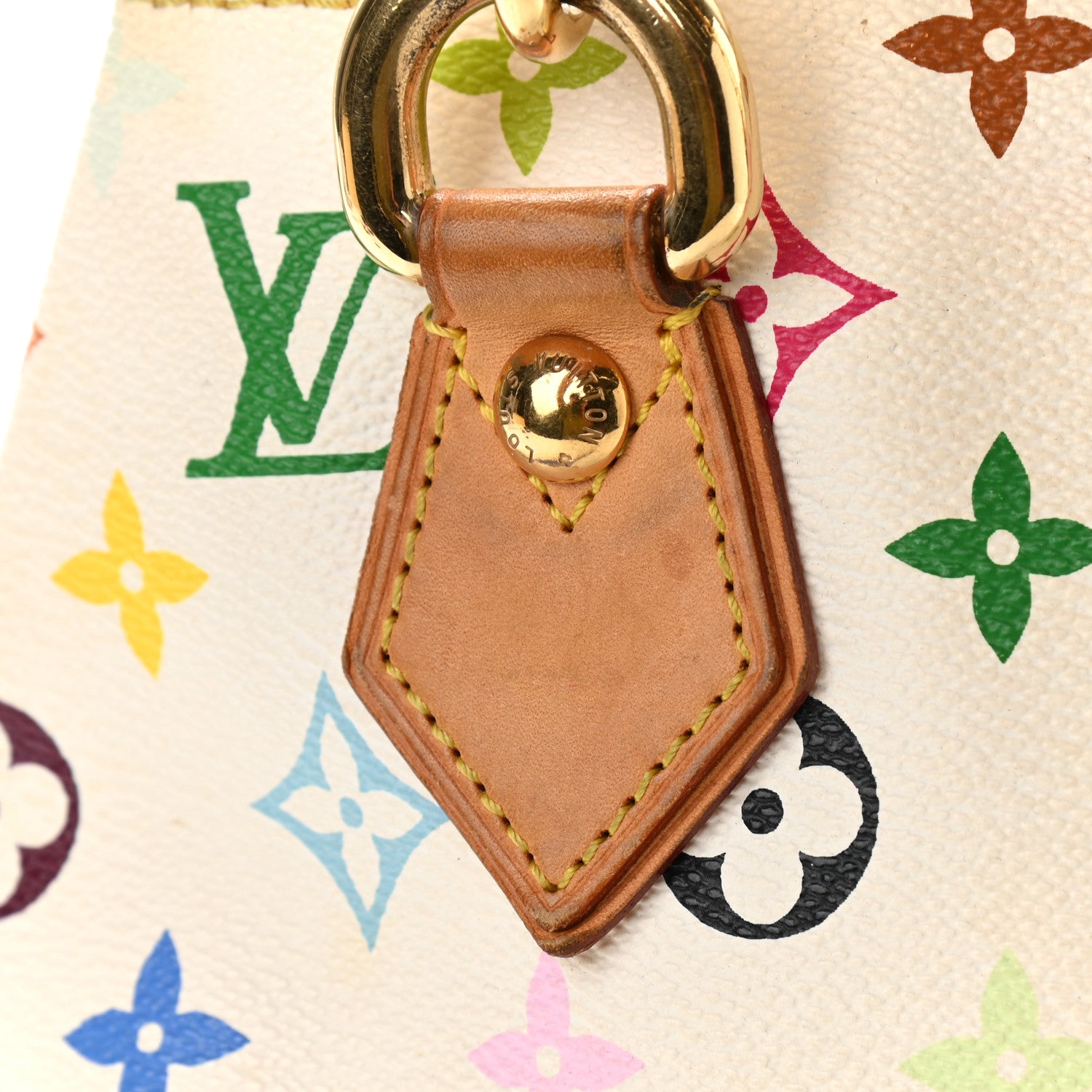 Louis Vuitton Monogram Multicolor Audra White 9 of 22