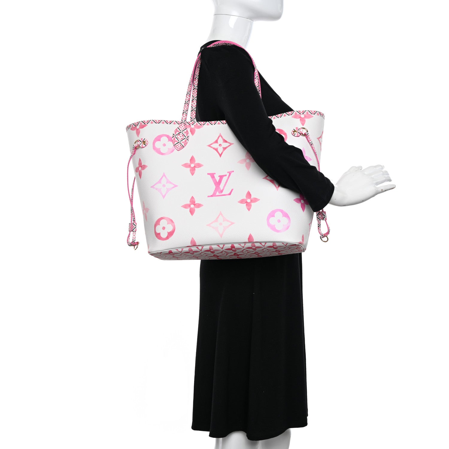Louis Vuitton Monogram Giant By The Pool 2.0 Neverfull MM Rose 2 of 10