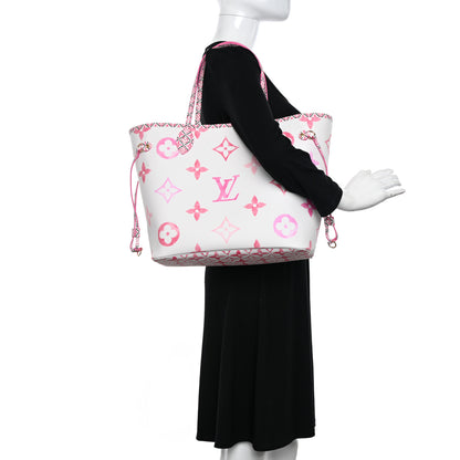Louis Vuitton Monogram Giant By The Pool 2.0 Neverfull MM Rose 2 of 10