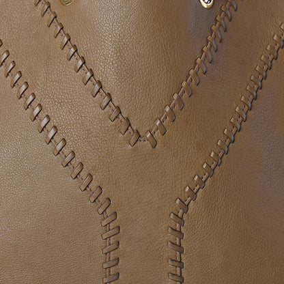 Saint Laurent Calfskin Medium Neo Double Reversible Tote Dark Beige Pink 15 of 51