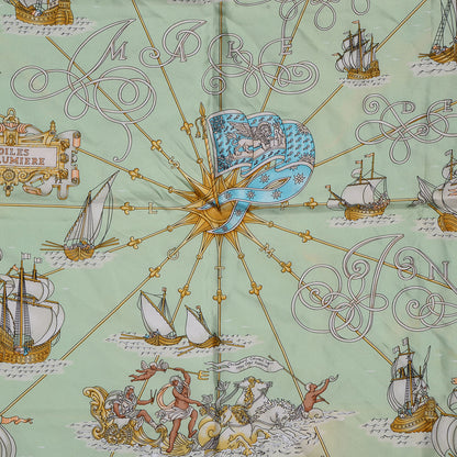 Hermes Silk Voiles De Lumiere Scarf 90 1 of 7