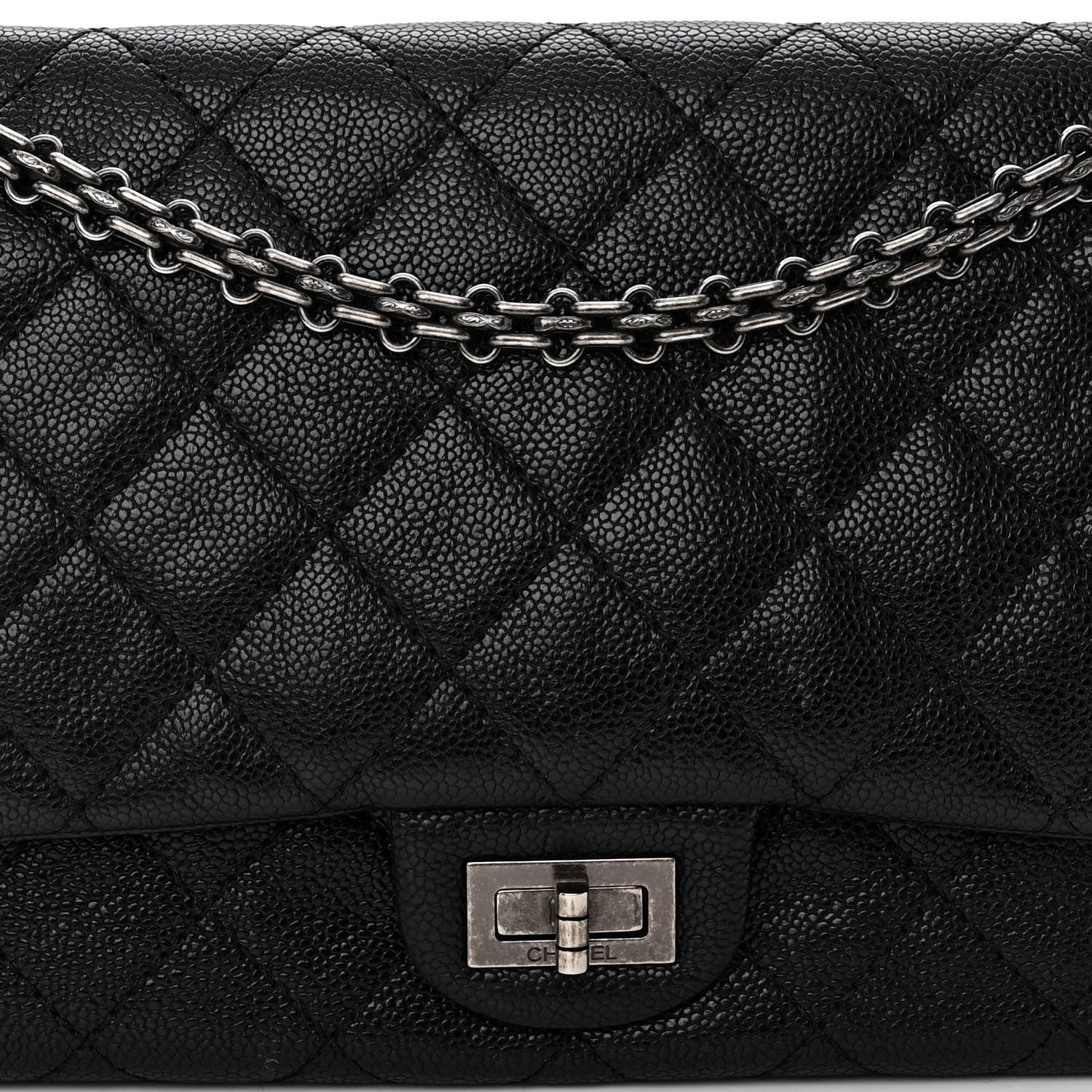 Chanel Caviar Quilted 2.55 Reissue 226 Flap Black 8 of 10