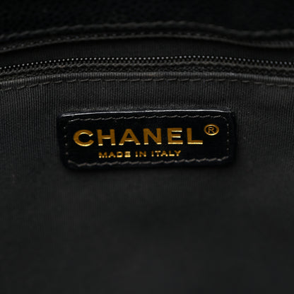 Chanel Caviar Quilted Grand Shopping Tote GST Black 6 of 12