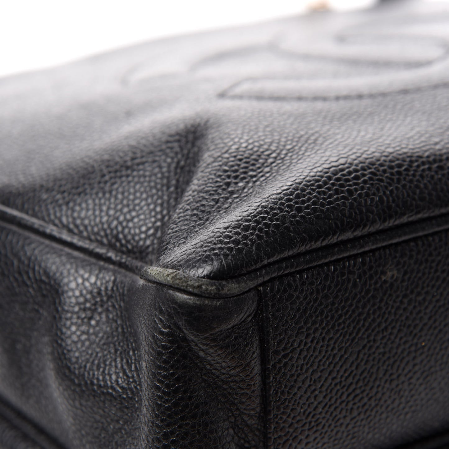 Caviar Flap Shoulder Bag Black