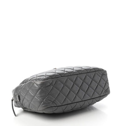 Chanel Aged Calfskin Quilted Medium Reissue Camera Case Grey 4 of 10