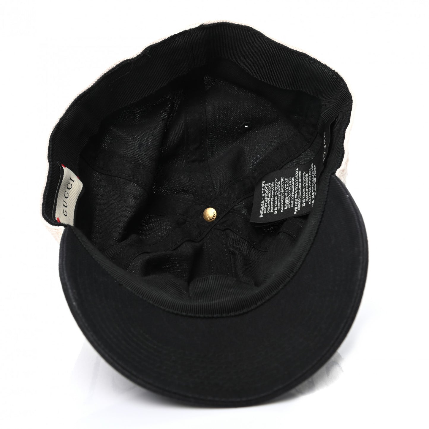 Gabardine Gucci Headband Baseball Hat 58 Black