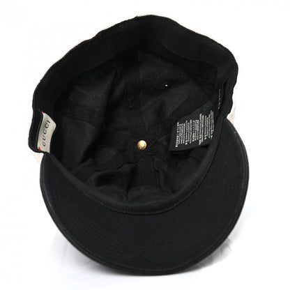 Gucci Gabardine Gucci Headband Baseball Hat 58 Black 7 of 9