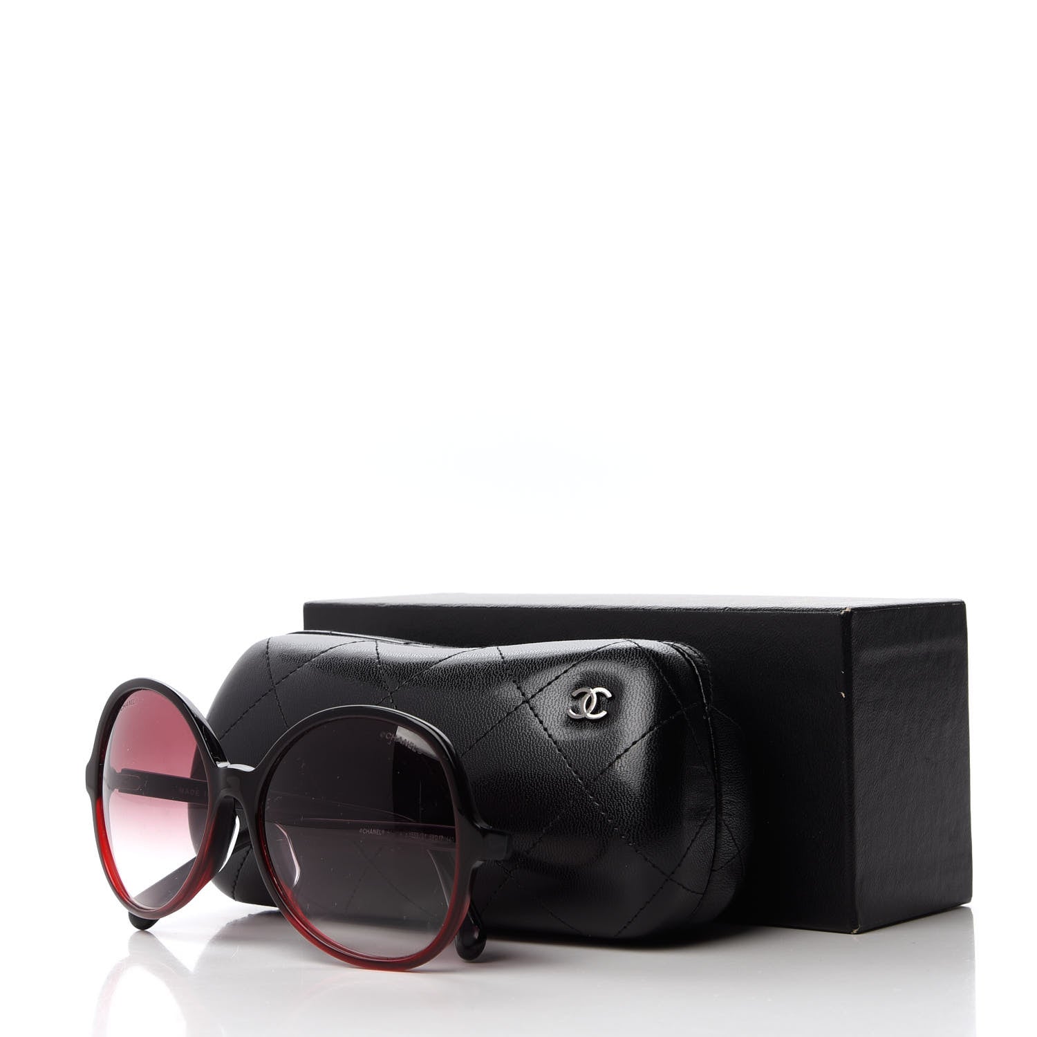 Chanel CC Sunglasses 5351 Black Red 8 of 8