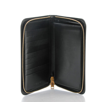 Saint Laurent Calfskin Classic Zip Around Wallet Black 5 of 7