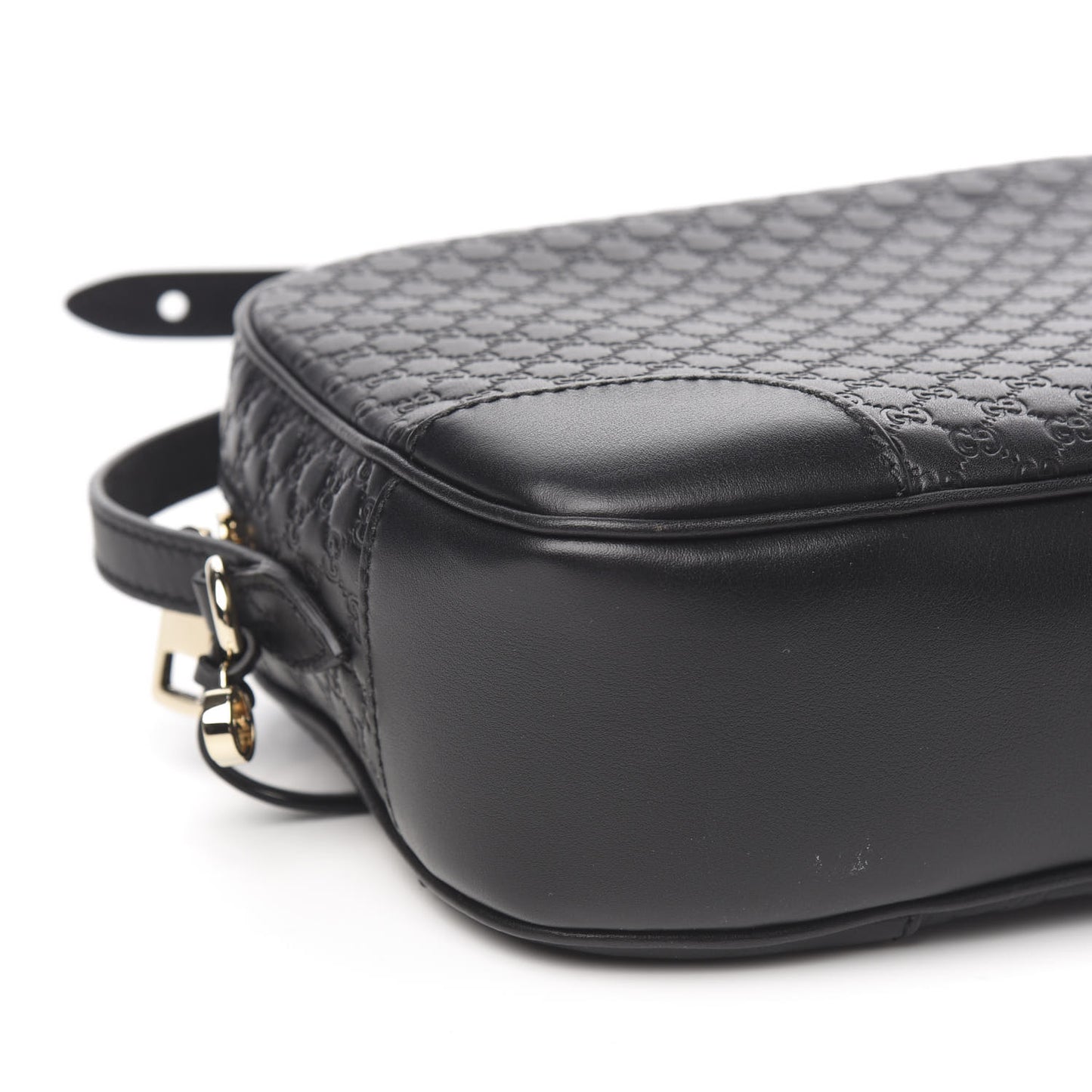 Microguccissima Mini Bree Messenger Bag Black