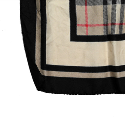 Burberry Silk Vintage Check Icon Stripe TB Monogram Print Scarf Archive Beige 2 of 5
