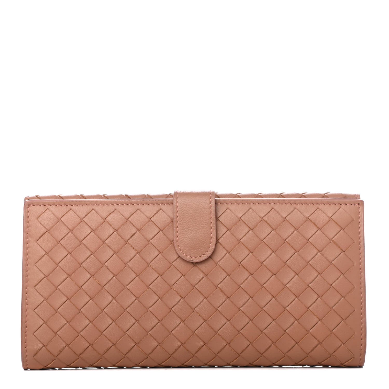 Bottega Veneta Nappa Intrecciato Continental Wallet Dusty Rose 1 of 4