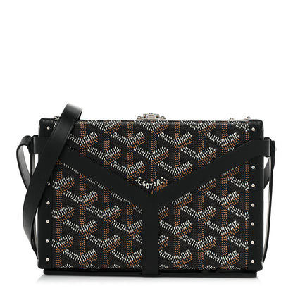 Goyard Goyardine Minaudiere Trunk Bag Black 1 of 10