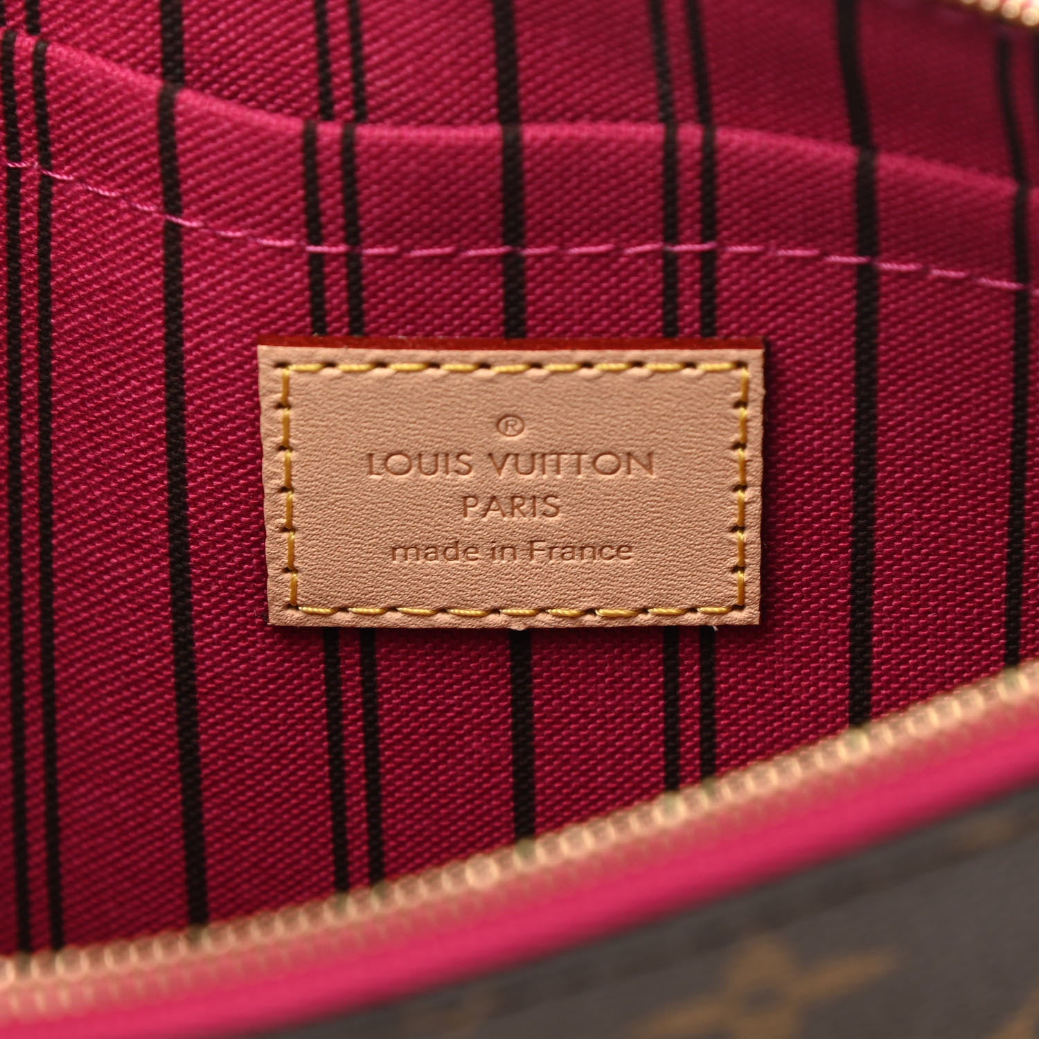Louis Vuitton Monogram Neverfull MM GM Pochette Pivoine 6 of 8