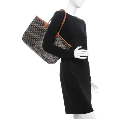 Goyard Goyardine Saint Louis PM Black Gold 2 of 17