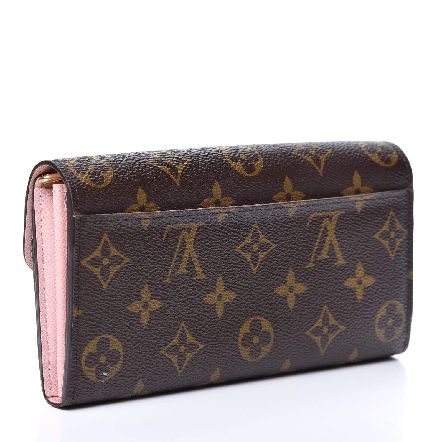 Louis Vuitton Monogram Sarah Wallet NM Rose Ballerine 2 of 10