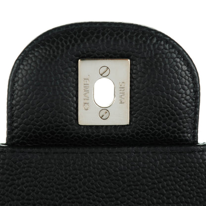 Chanel Caviar Quilted Jumbo Single Flap Black 6 of 8