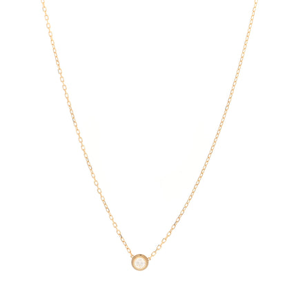 Cartier 18K Yellow Gold Diamond LM D'Amour Pendant Necklace 1 of 5