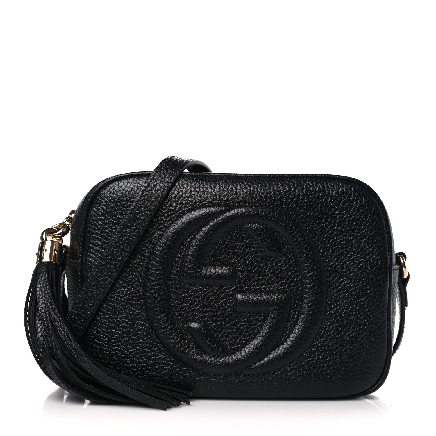 Gucci Pebbled Calfskin Small Soho Disco Bag Black 1 of 9