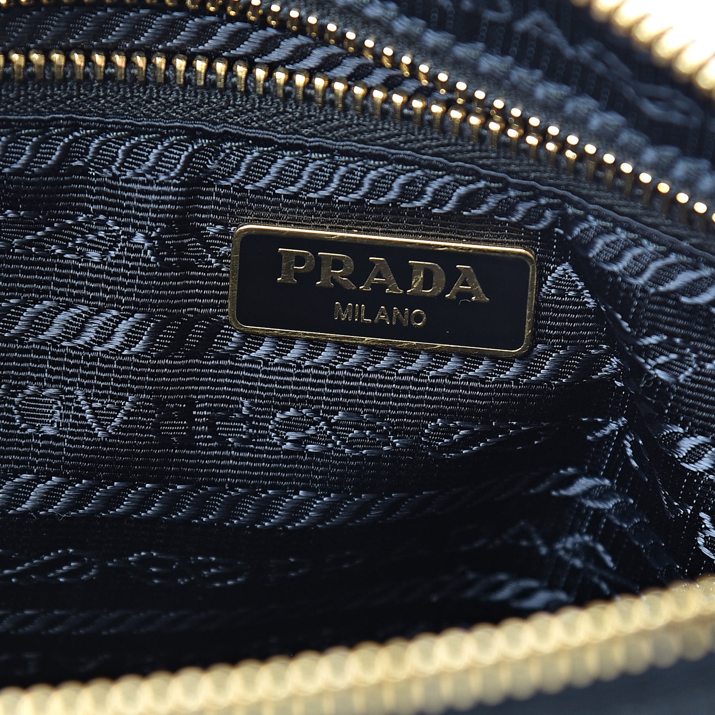 Tessuto Nylon Pochette Bag Black