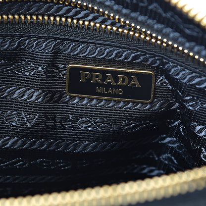 Prada Tessuto Nylon Pochette Bag Black 5 of 10