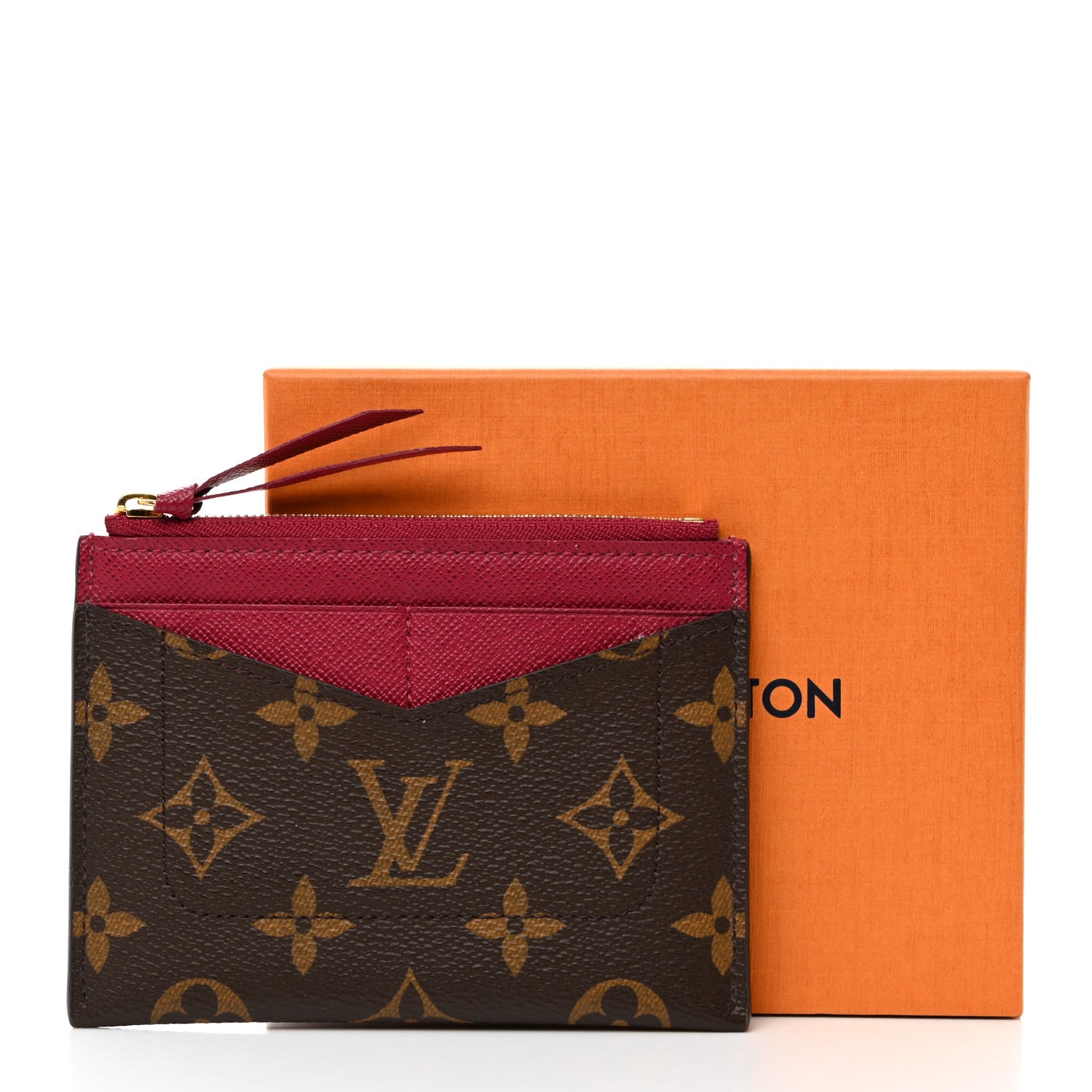 Louis Vuitton Monogram Zipped Card Holder Fuchsia 7 of 7