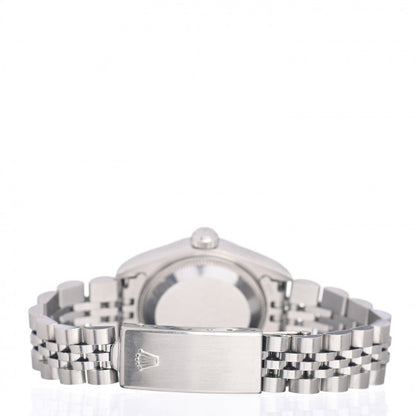 Rolex Stainless Steel 18K White Gold Diamond 26mm Oyster Perpetual Datejust Watch Silver 69174 3 of 4