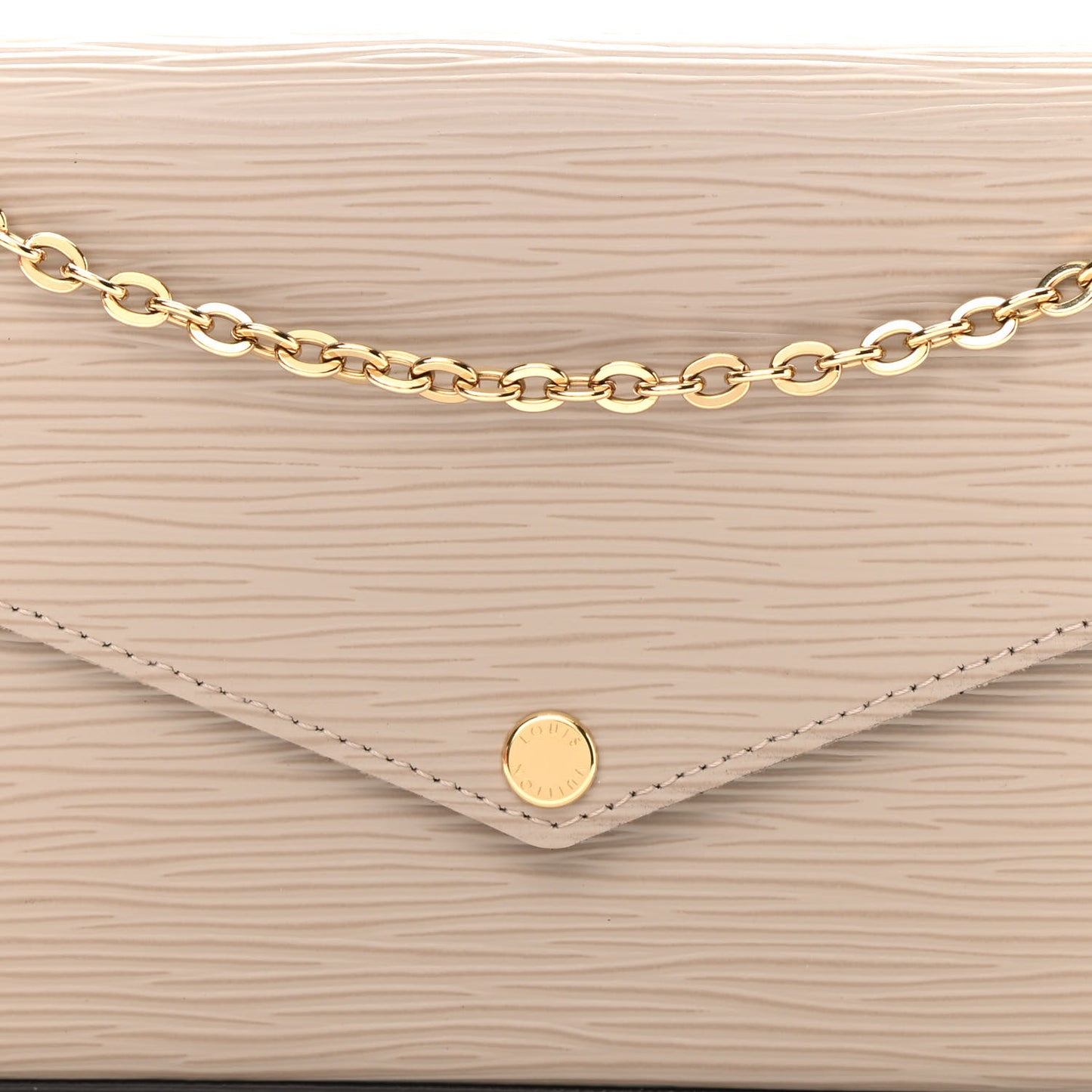 Epi Felicie Pochette Chain Wallet Galet
