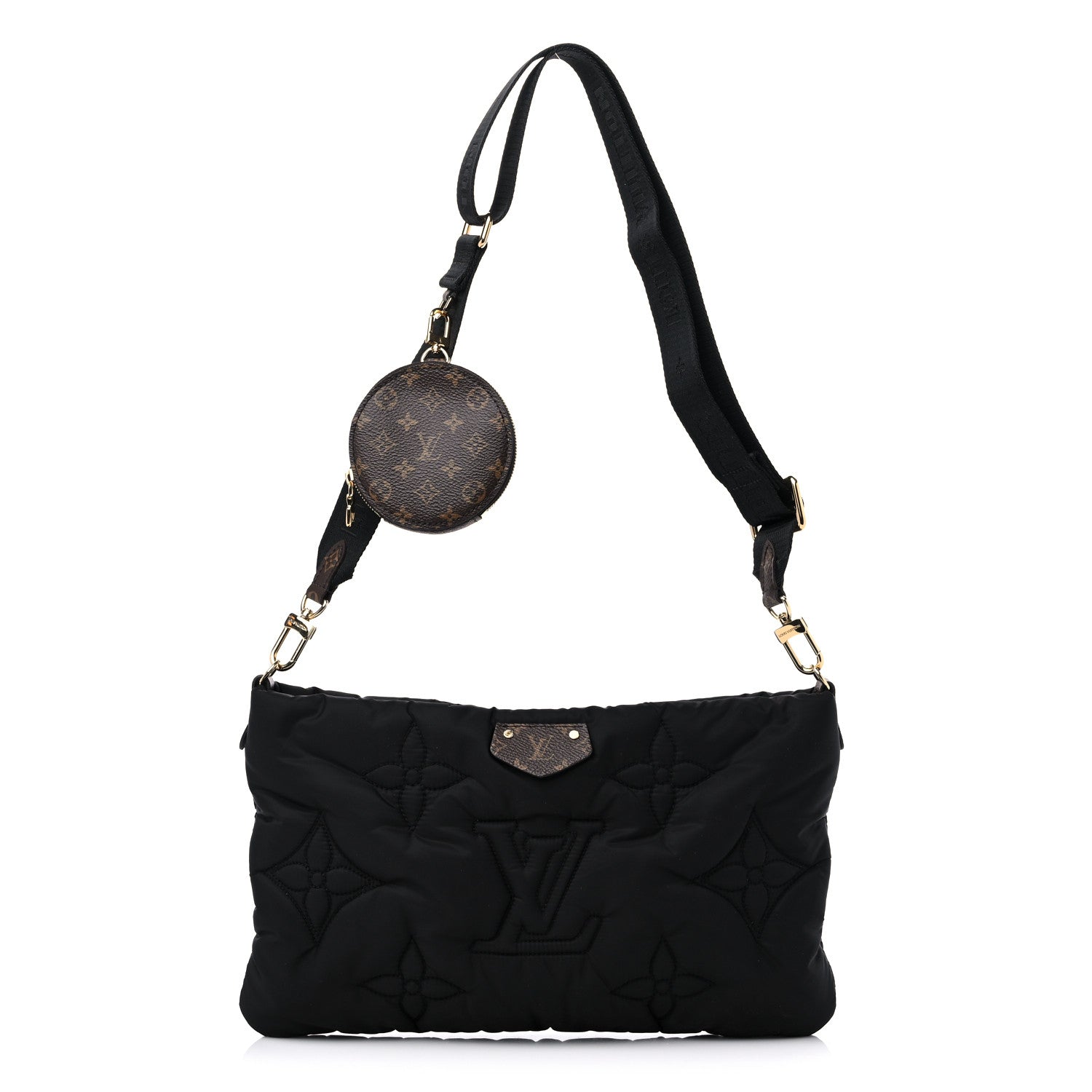 Louis Vuitton Econyl Monogram Pillow Maxi Multi Pochette Accessories Black 1 of 8