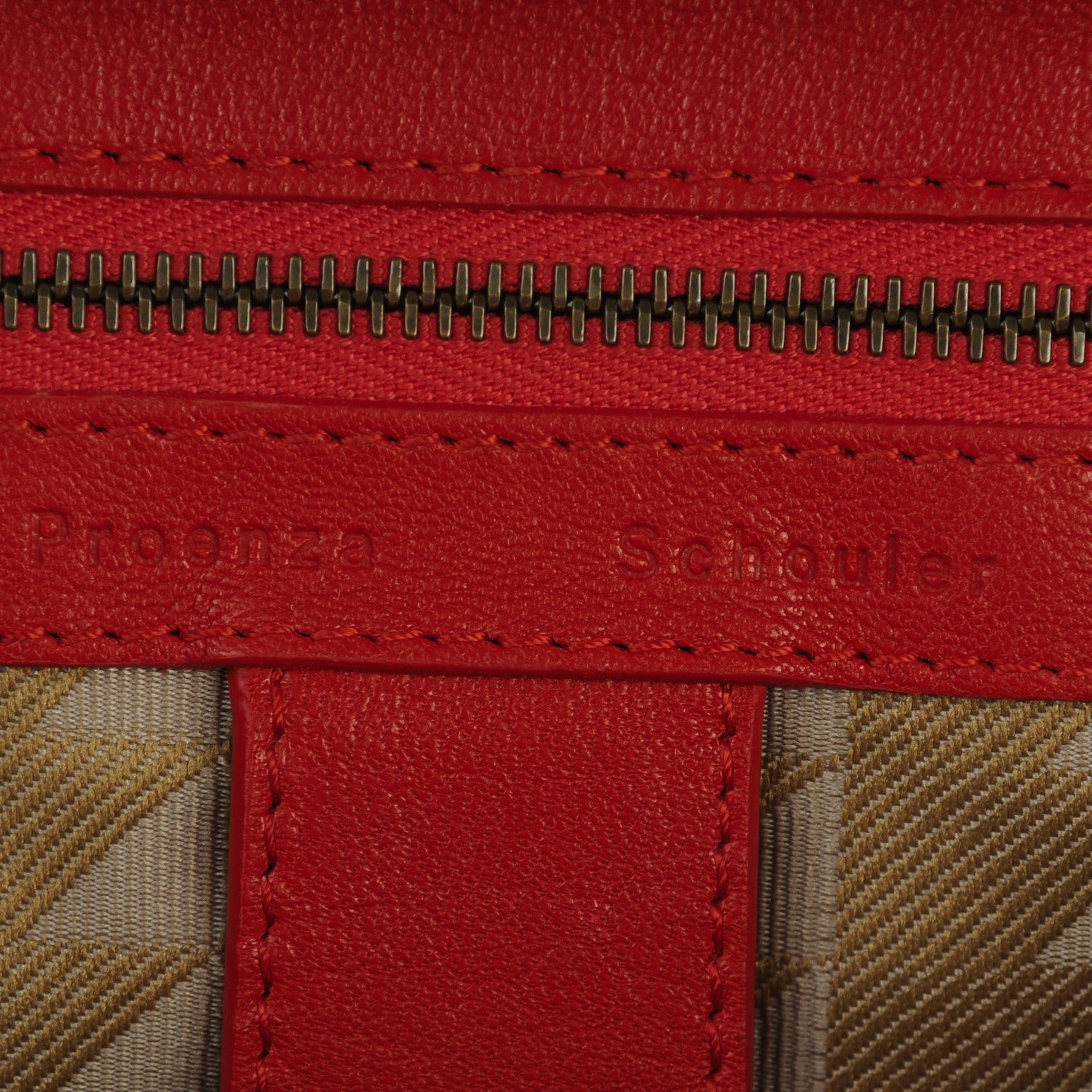 Proenza Schouler Lambskin Medium PS1 Satchel Red 6 of 8