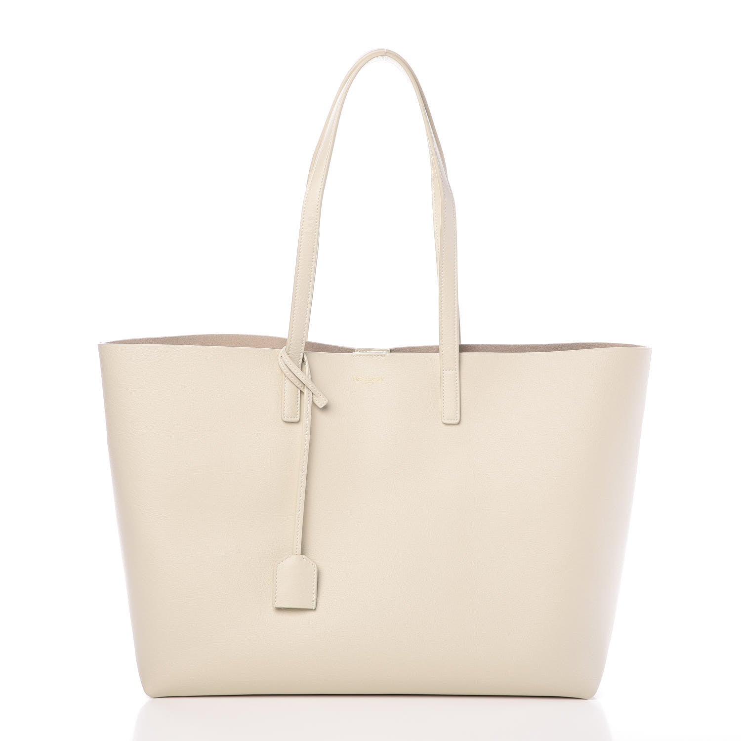 Saint Laurent Calfskin Large Shopping Tote Crema Soft 3 of 10