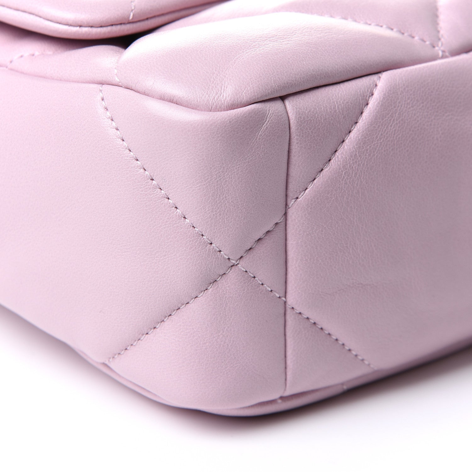 Chanel Lambskin Quilted Medium Chanel 19 Flap Light Pink 9 of 11