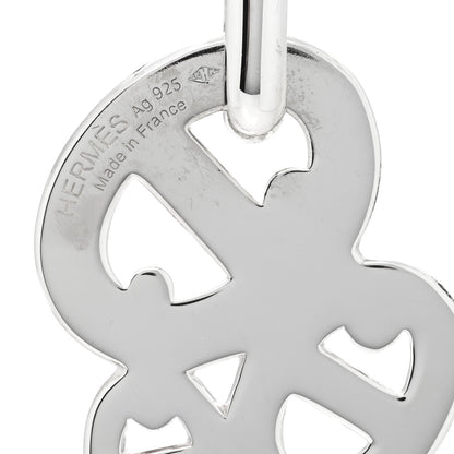 Hermes Sterling Silver Amulette Chaine d'Ancre Enchaine Pendant Necklace 5 of 5