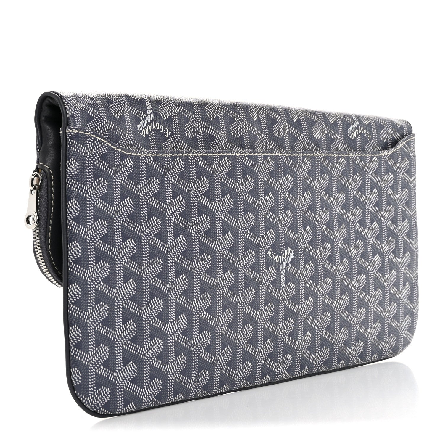 Goyard Goyardine Sainte Marie Soft Clutch Grey 3 of 11