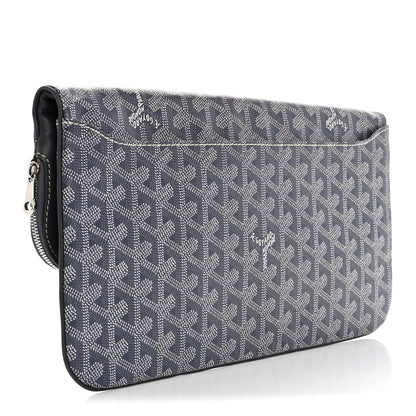 Goyard Goyardine Sainte Marie Soft Clutch Grey 3 of 11