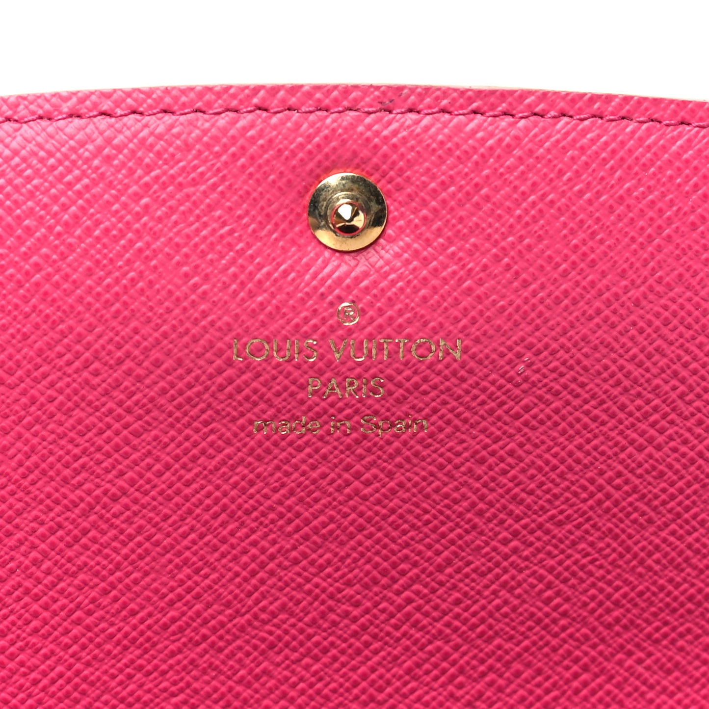 Monogram Bloom Flower Emilie Wallet Fuchsia