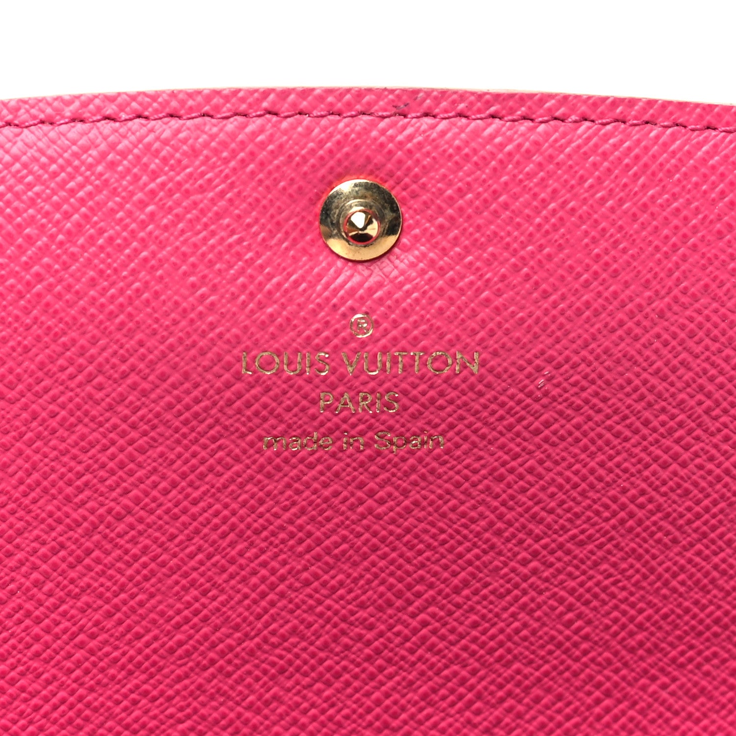 Louis Vuitton Monogram Bloom Flower Emilie Wallet Fuchsia 6 of 10
