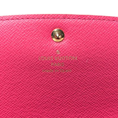 Louis Vuitton Monogram Bloom Flower Emilie Wallet Fuchsia 6 of 10