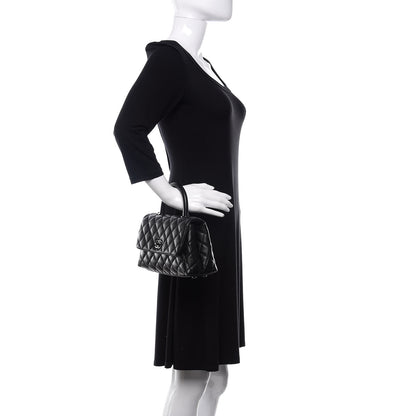 Chanel Caviar Quilted Mini Coco Handle Flap So Black 3 of 12