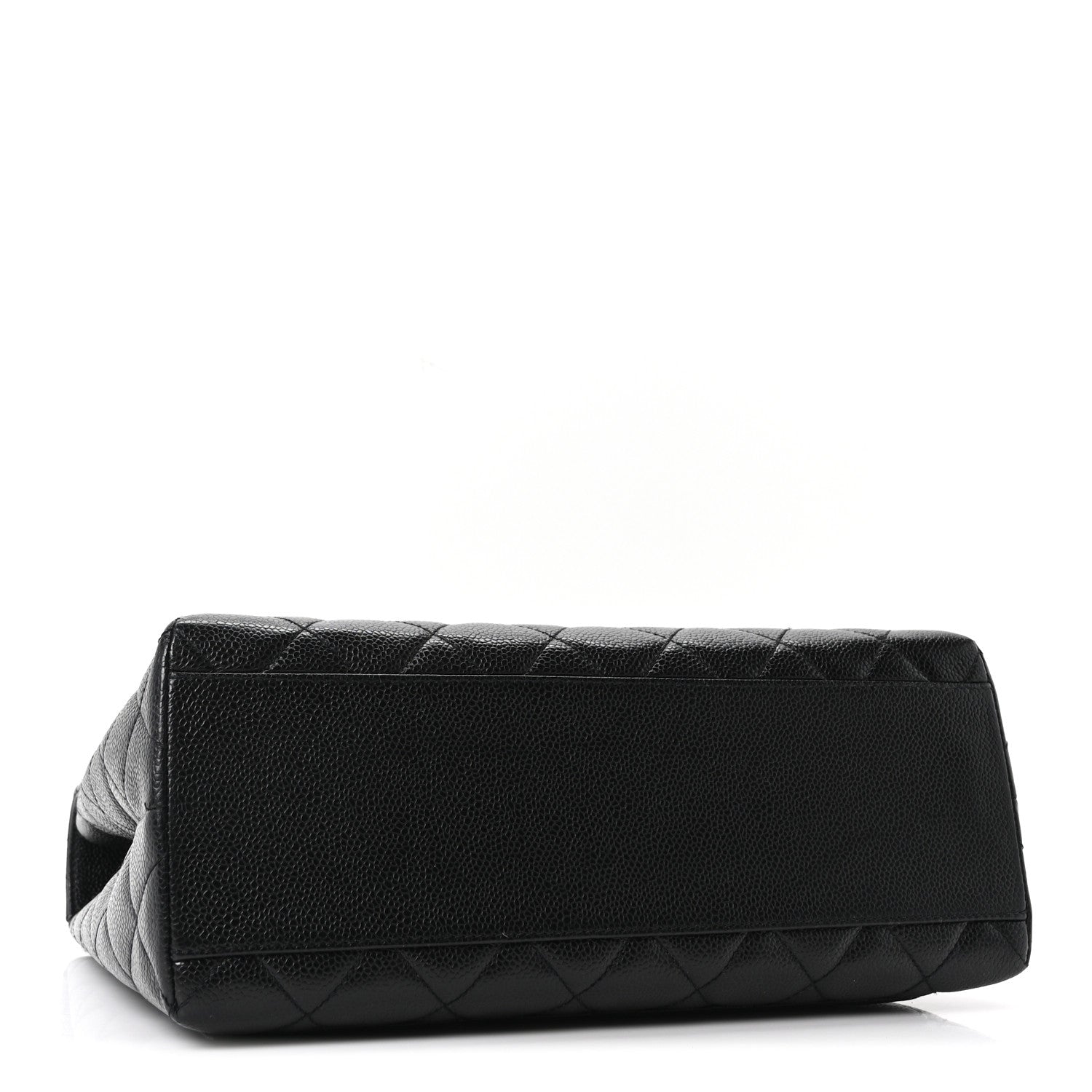 Chanel Caviar Quilted Jumbo Kelly Flap Black 4 of 9