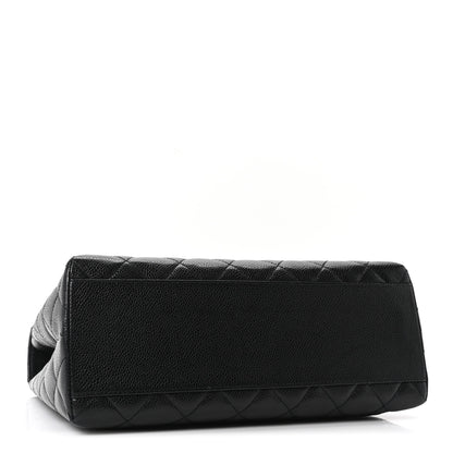 Chanel Caviar Quilted Jumbo Kelly Flap Black 4 of 9